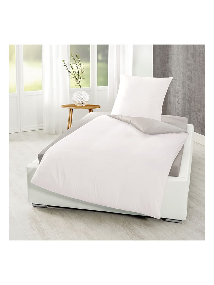 Bierbaum Komplet pościeli renforcé w kolorze beżowym rozmiar: 135x200 cm