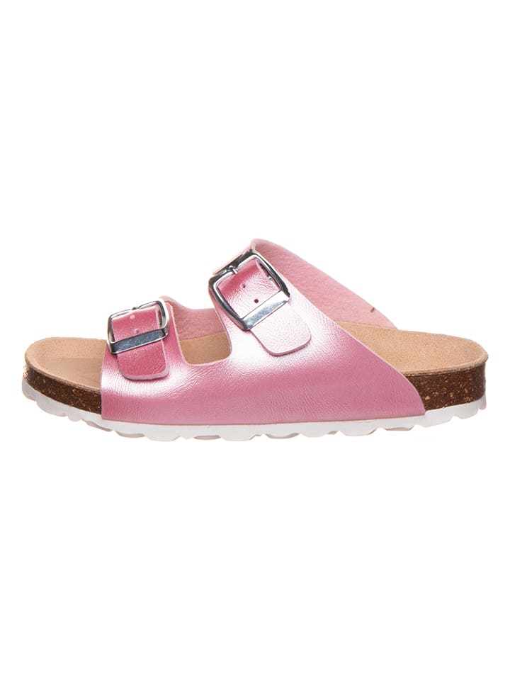 BIO PINGÜIN Klapki w kolorze różowym rozmiar: 34