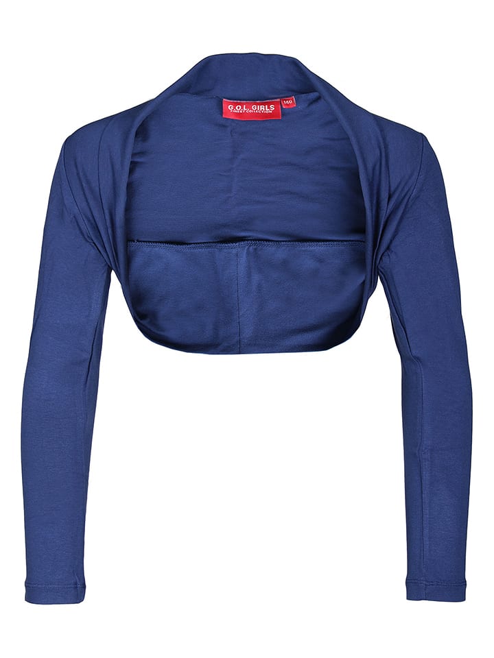 Bolerko w kolorze niebieskim