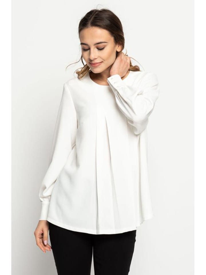 Bialcon Bluzka w kolorze ecru rozmiar: 40