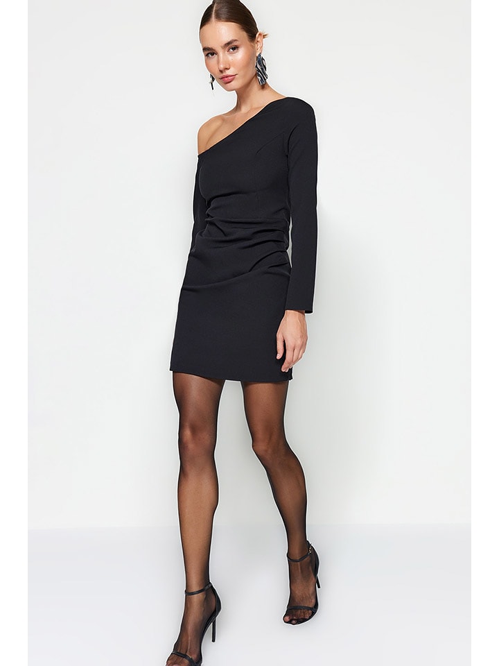 trendyol Sukienka w kolorze czarnym rozmiar: 38