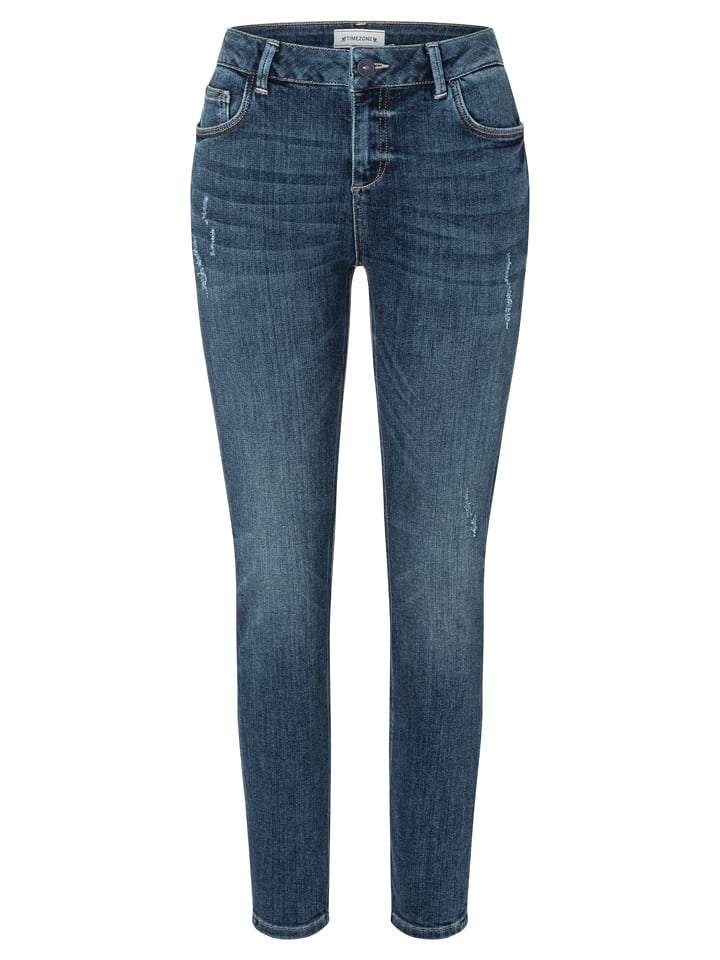 Timezone Dżinsy "Aleena" - Skinny fit - w kolorze niebieskim rozmiar: W30/L30