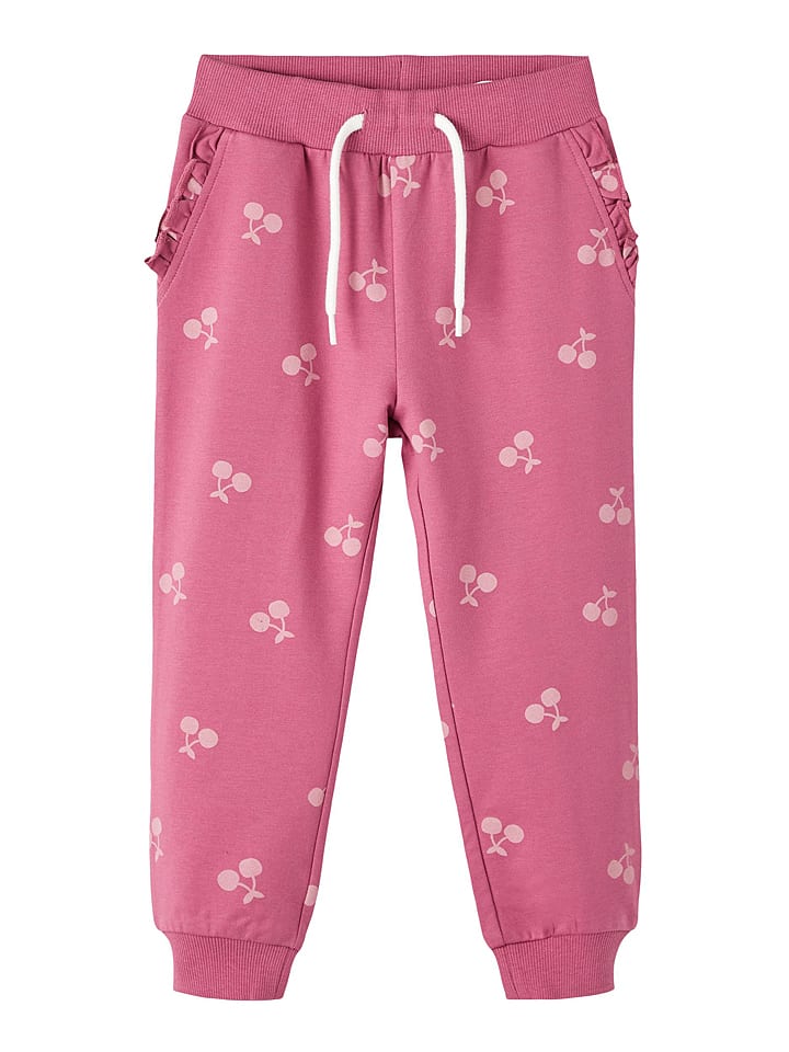 Spodnie dresowe "Trina" w kolorze różowym