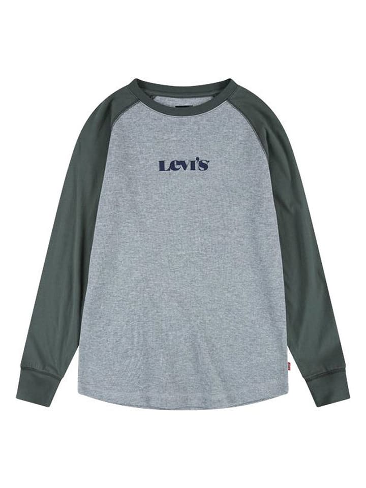 Levi's Kids Koszulka w kolorze szaro-oliwkowym rozmiar: 98
