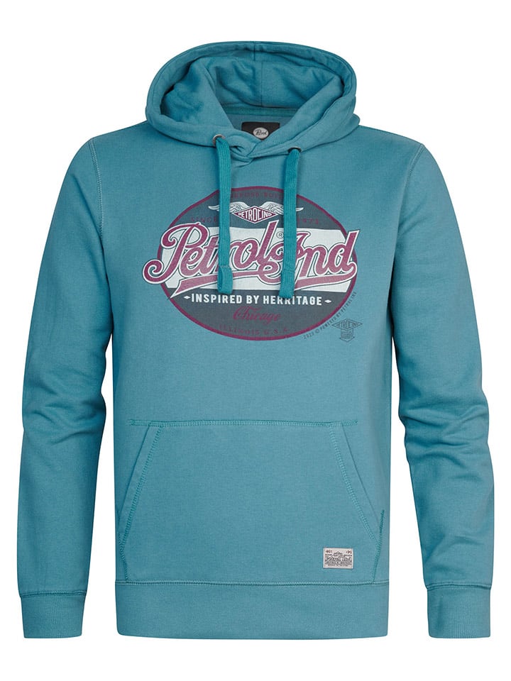 Petrol Industries Bluza w kolorze morskim rozmiar: L