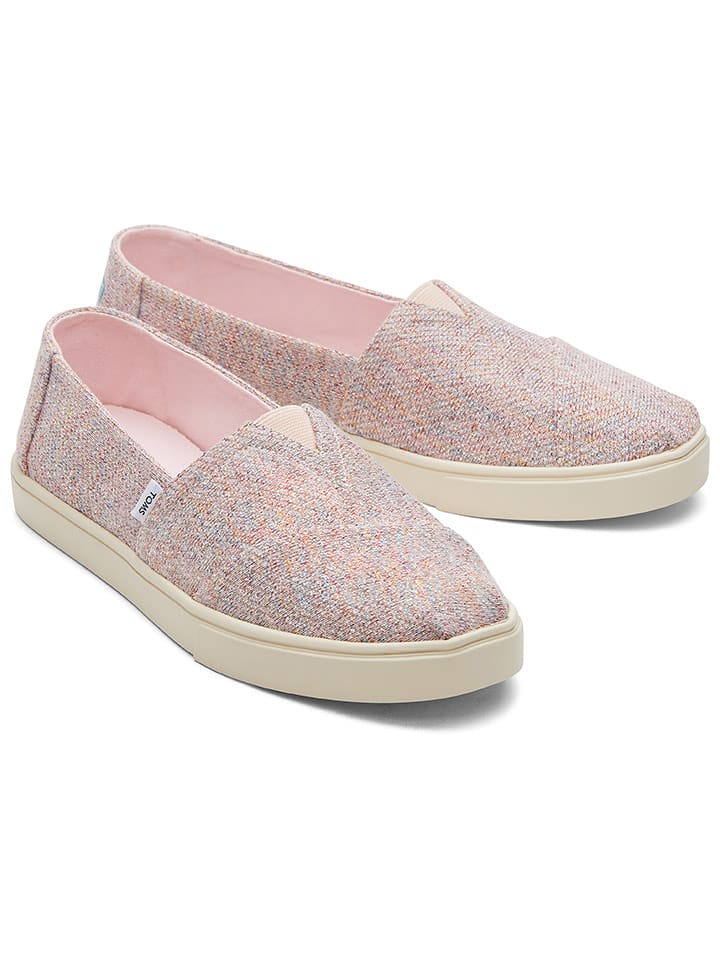TOMS Slippersy w kolorze jasnoróżowym rozmiar: 37,5
