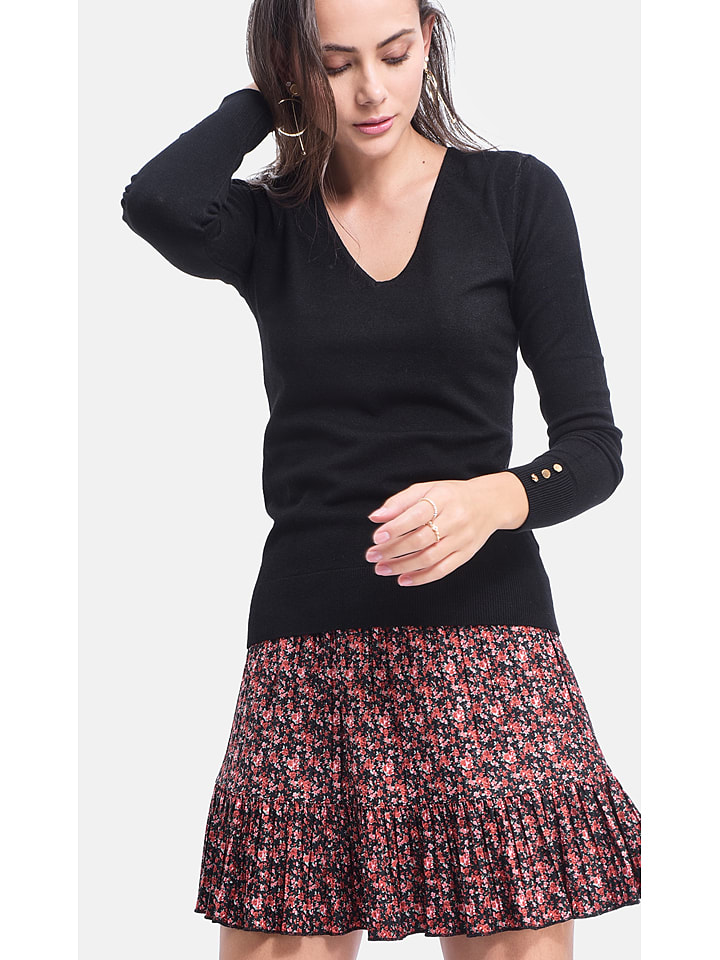 ASSUILI Sweter w kolorze czarnym rozmiar: 38