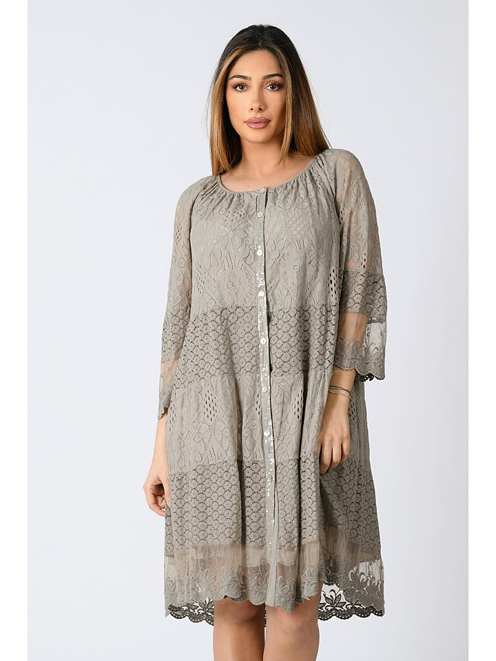 Sukienka "Martine" w kolorze beżowym