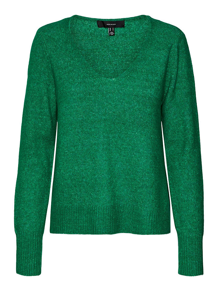 Sweter "Newwind" w kolorze zielonym