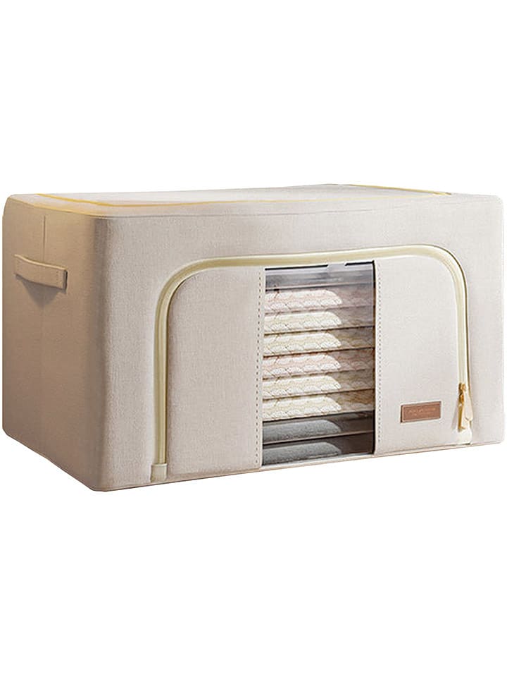 Joybos Składany pojemnik w kolorze beżowym na ubrania - 24 l rozmiar: onesize