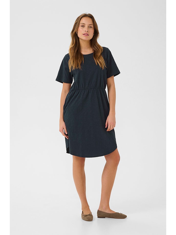 CULTURE Sukienka w kolorze granatowym rozmiar: L