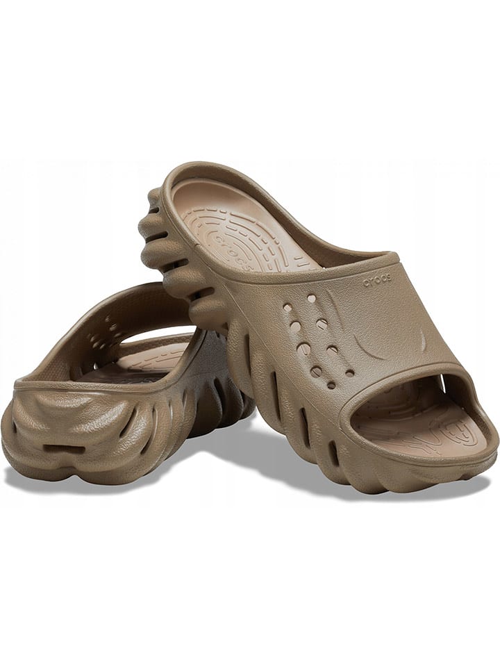 Crocs Klapki "Echo" w kolorze khaki rozmiar: 43/44