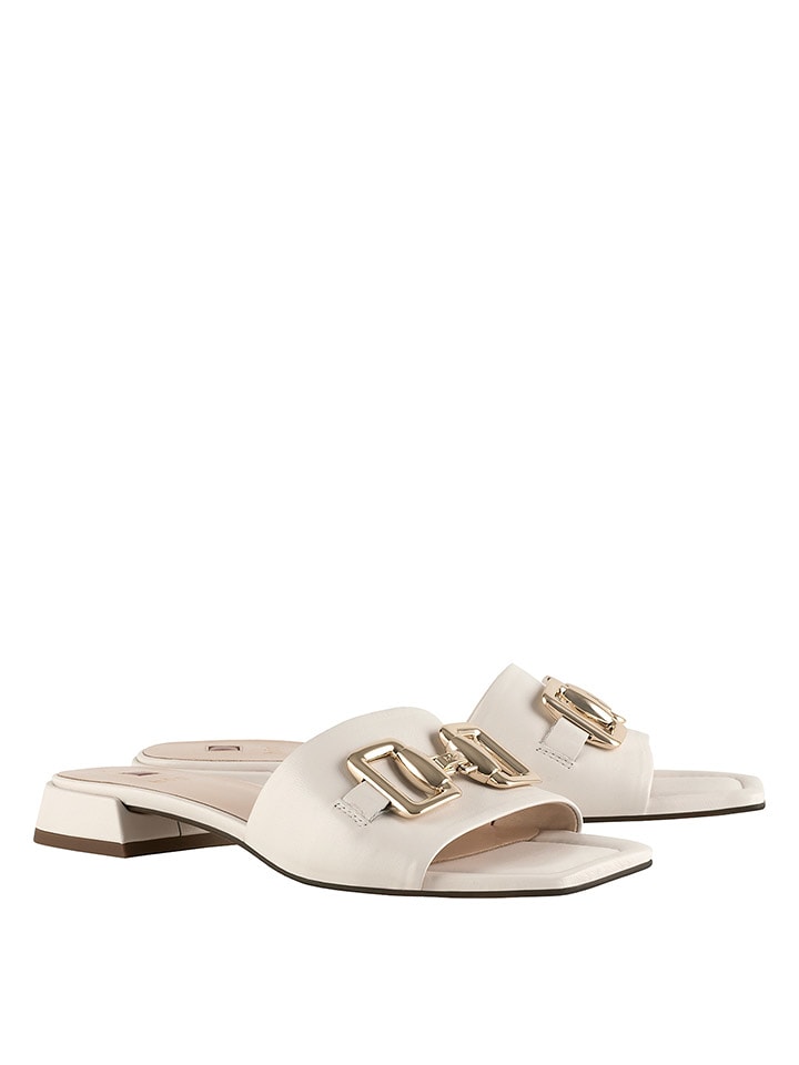 Högl Klapki "Florence" w kolorze kremowym rozmiar: 41,5