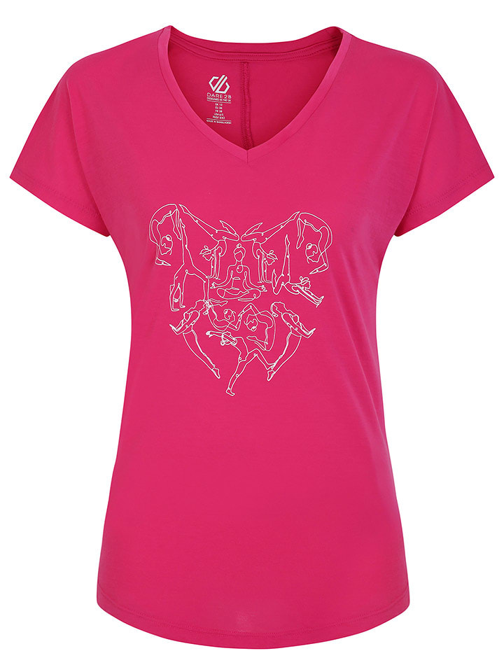 Dare 2b Koszulka funkcyjna "Calm" w kolorze różowym rozmiar: 40