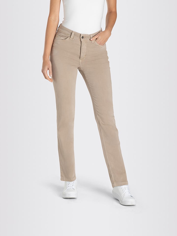 MAC Spodnie "Dream" w kolorze piaskowym rozmiar: 36/L30