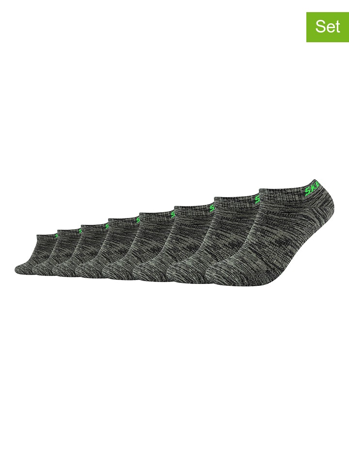 Skechers Skarpety (8 par) w kolorze szarym rozmiar: 43-46
