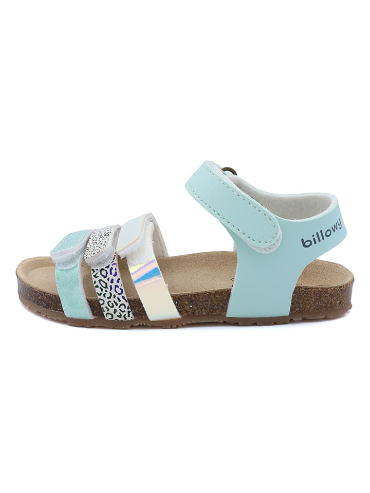 Sandały w kolorze zielonym