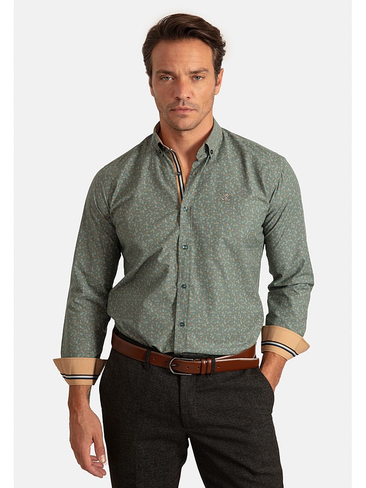 SIR RAYMOND TAILOR Koszula "Neura" - Regular fit - w kolorze zielonym rozmiar: L