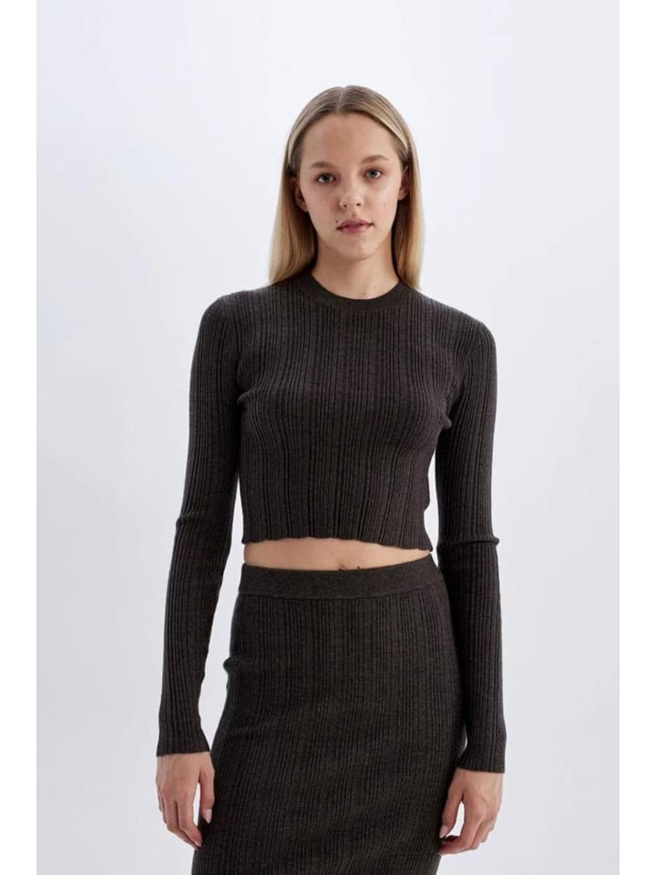 DeFacto Sweter w kolorze antracytowym rozmiar: XL