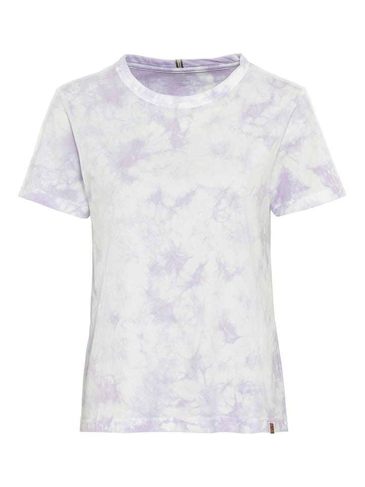 Koszulka w kolorze lawendowo-białym