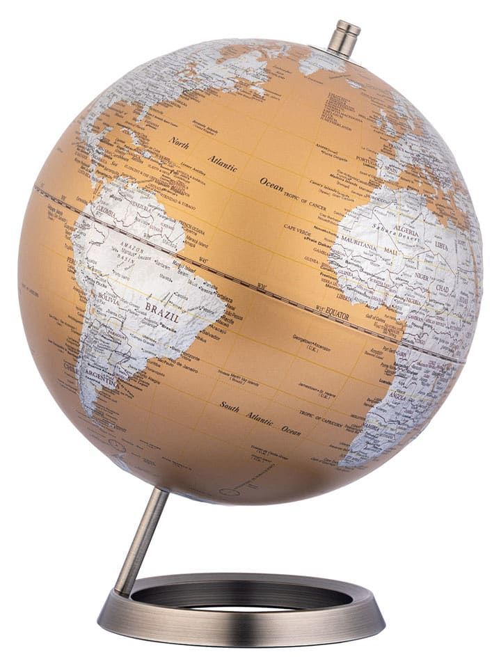 Troika Globus w kolorze złoto-srebrnym - wys. 31,5 x Ø 25 cm rozmiar: onesize