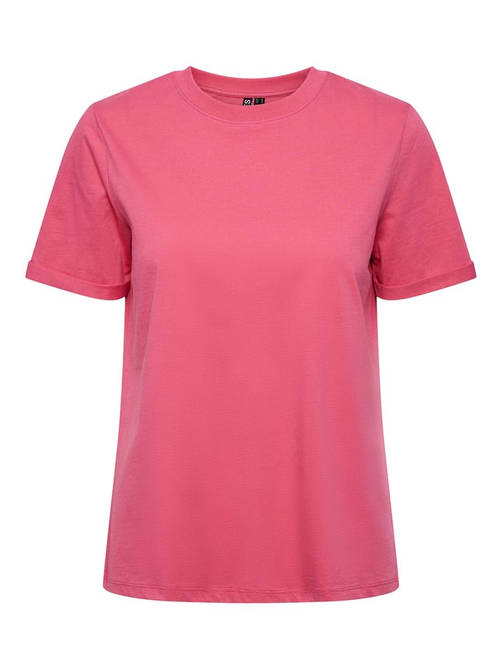 Pieces Koszulka "Ria" w kolorze różowym rozmiar: L