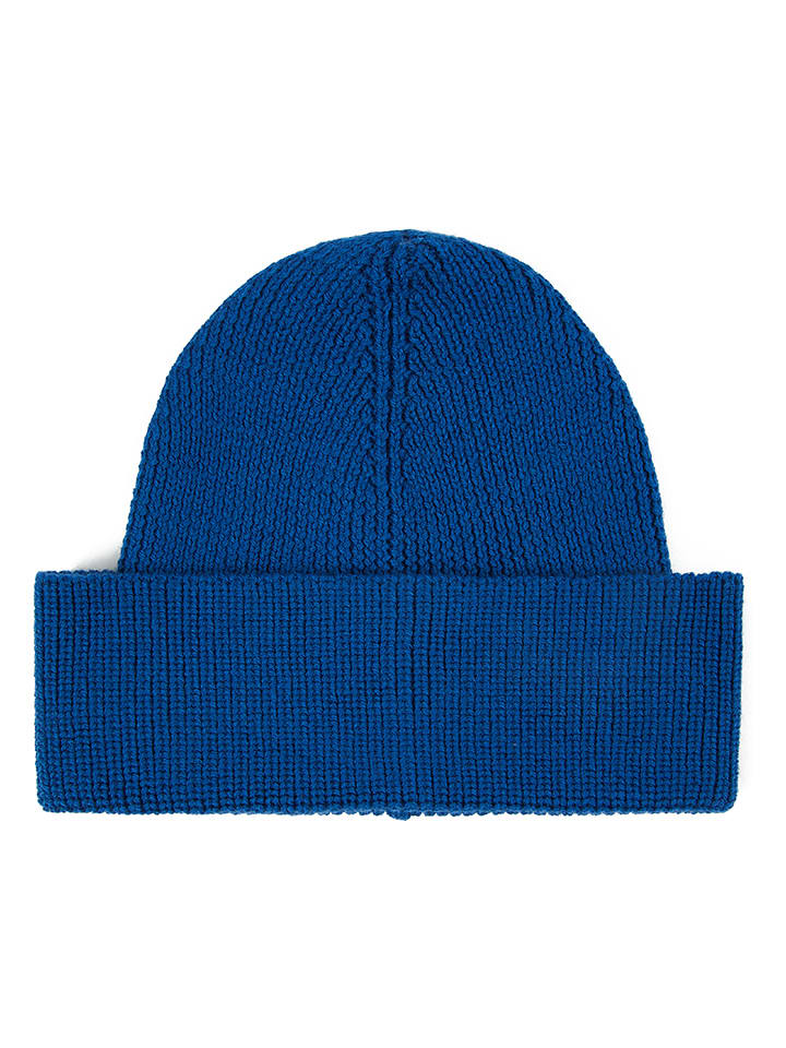 Lanerossi Wełniana czapka "Asia" w kolorze niebieskim rozmiar: onesize