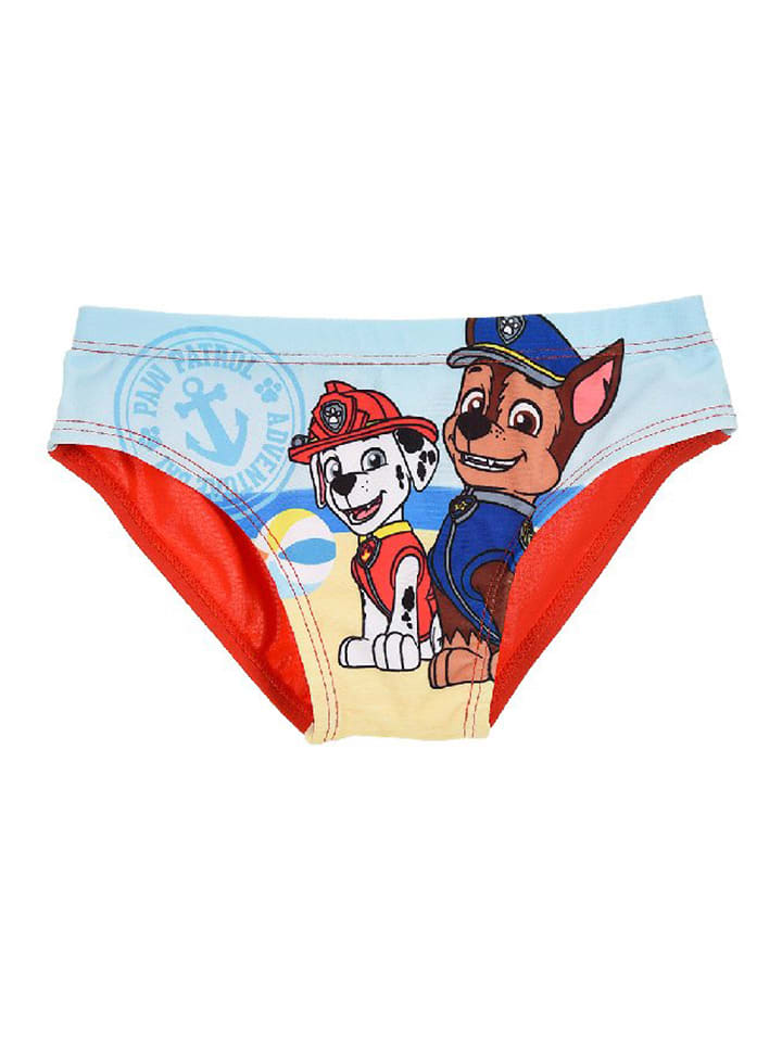 Kąpielówki "Psi Patrol" w kolorze błękitno-czerwonym