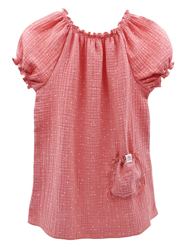 MaxiMo Sukienka w kolorze szaroróżowo-białym rozmiar: 104