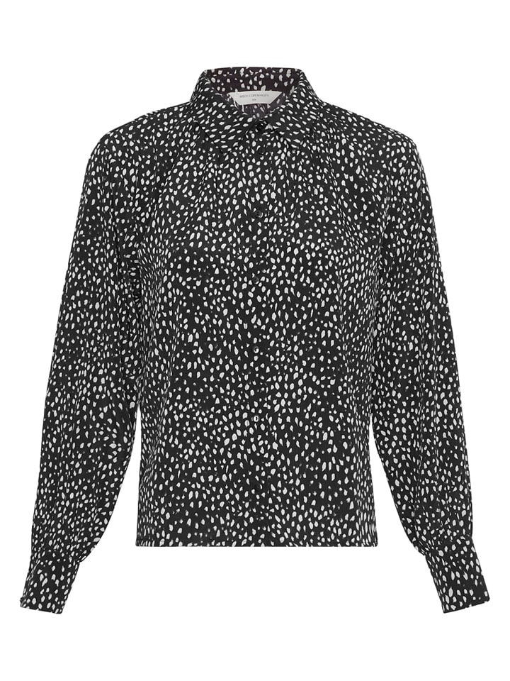 MOSS COPENHAGEN Bluzka "Jace Rhian"w kolorze czarno-białym rozmiar: XL