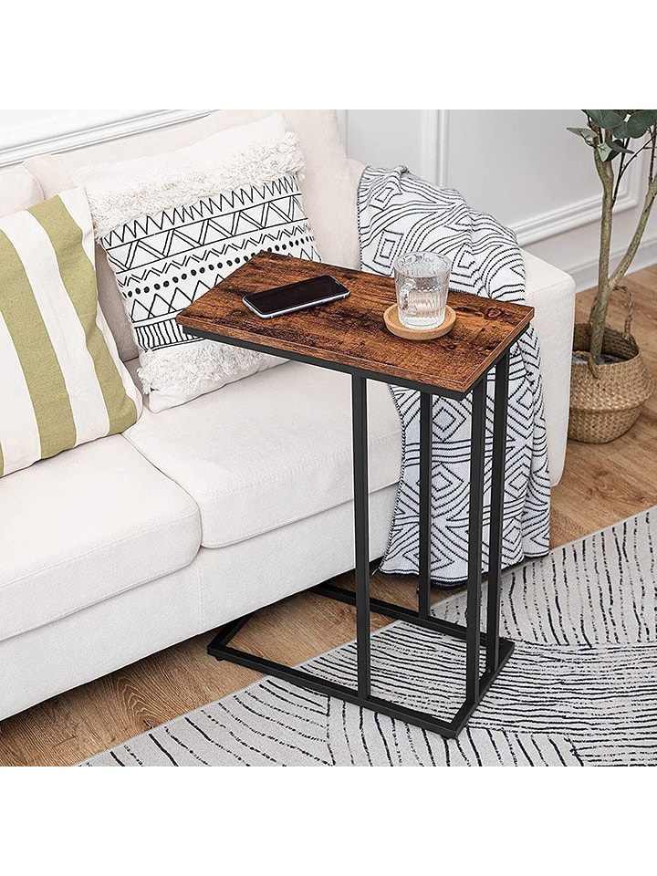 Evila Stolik "Neo" w kolorze brązowo-czarnym - 50 x 55 x 30 cm rozmiar: onesize