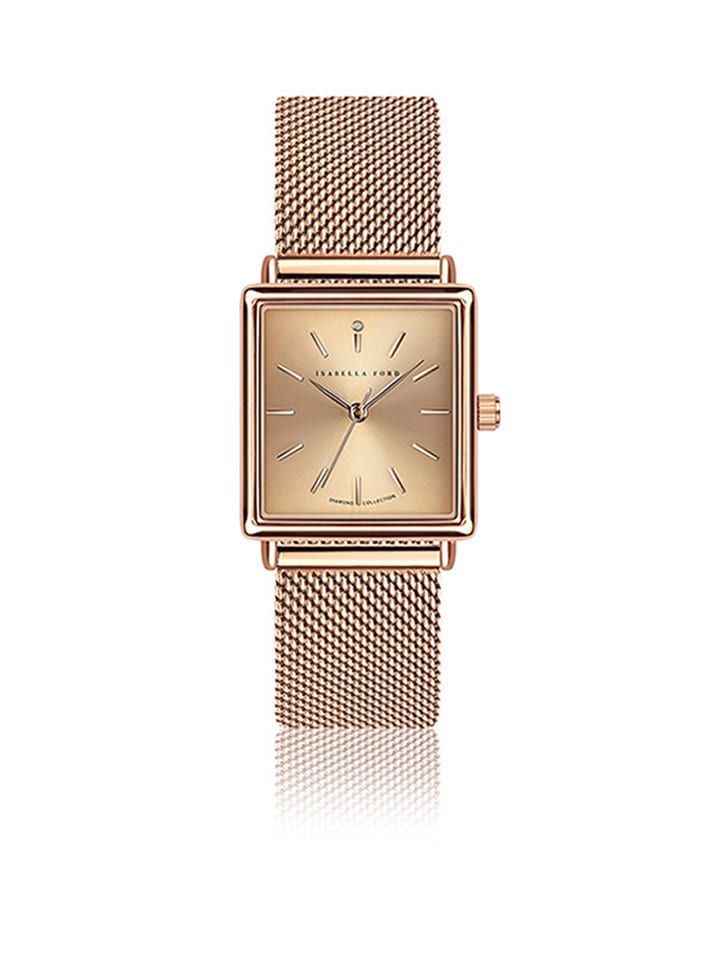 Zegarek kwarcowy w kolorze różowozłotym