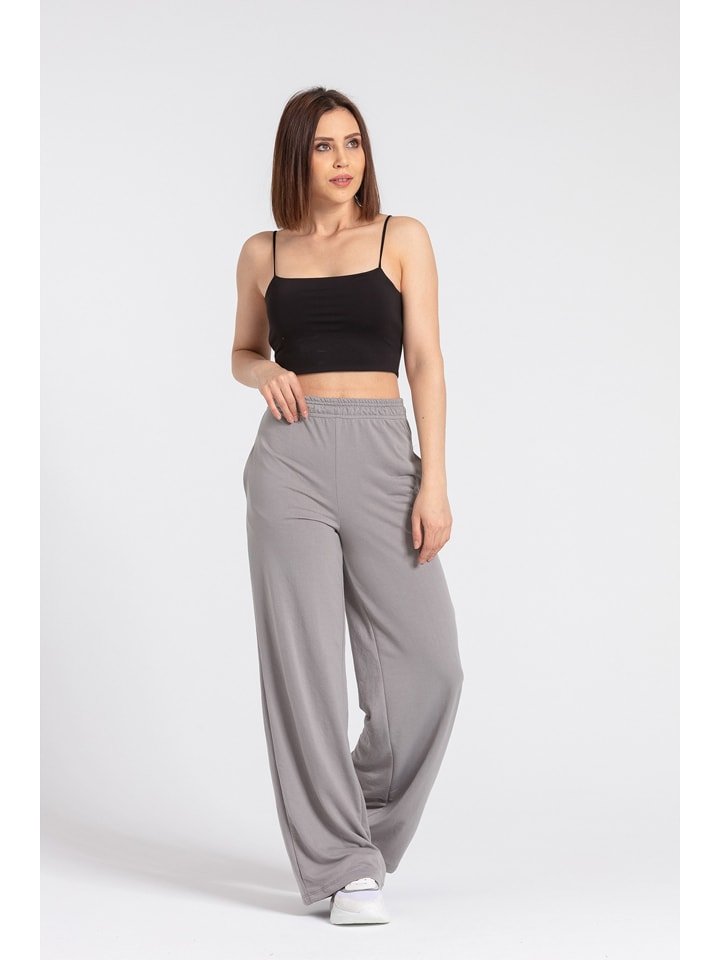 Spodnie w kolorze szarym