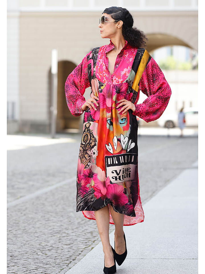 miss goodlife Sukienka w kolorze różowym rozmiar: S