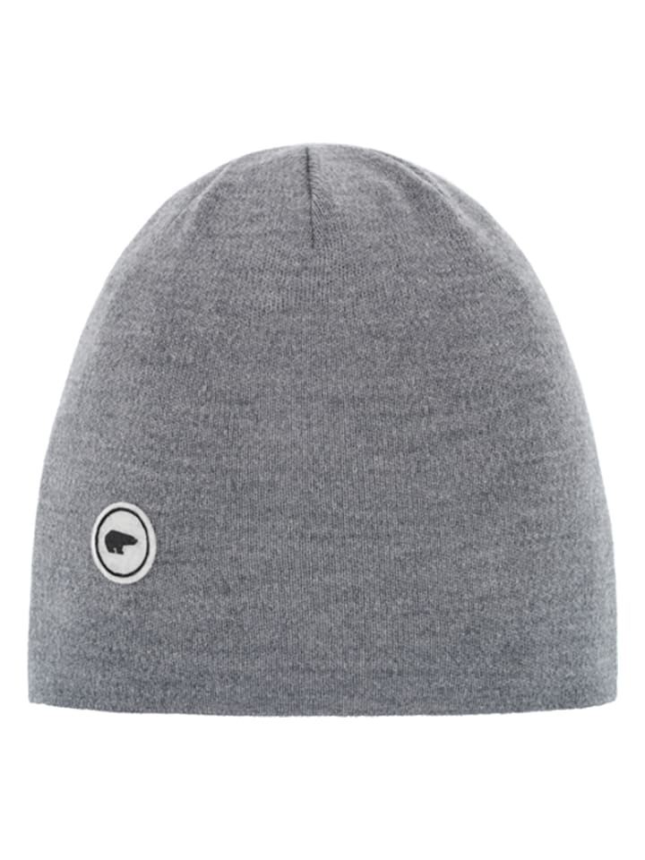Eisbär Wełniana czapka beanie "Callon" w kolorze szarym rozmiar: onesize