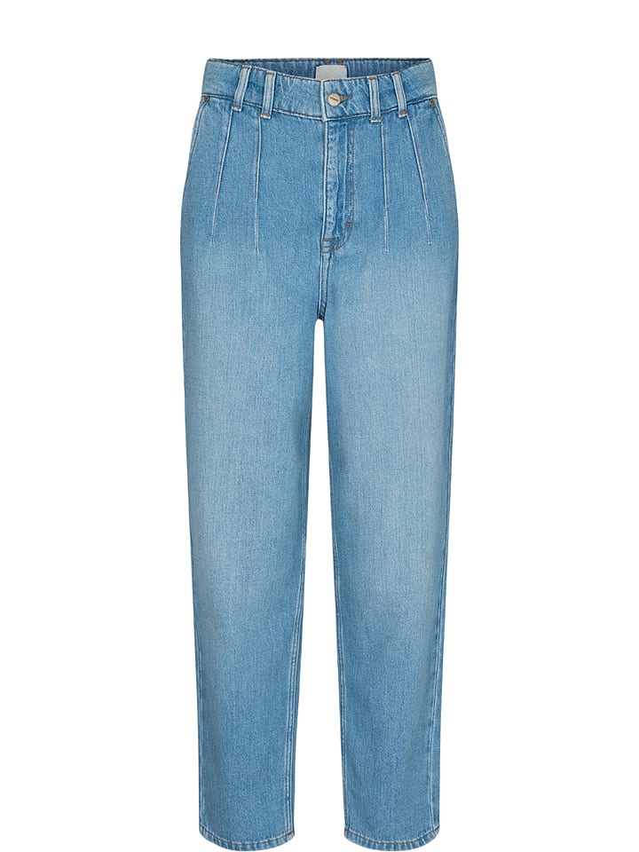 NÜMPH Dżinsy "Nustormy" - Regular fit - w kolorze błękitnym rozmiar: 40