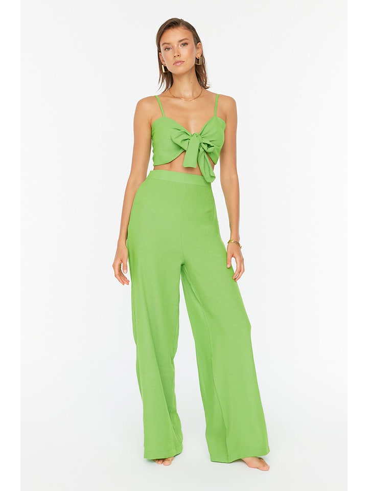 trendyol 2-częściowy zestaw w kolorze zielonym rozmiar: 38