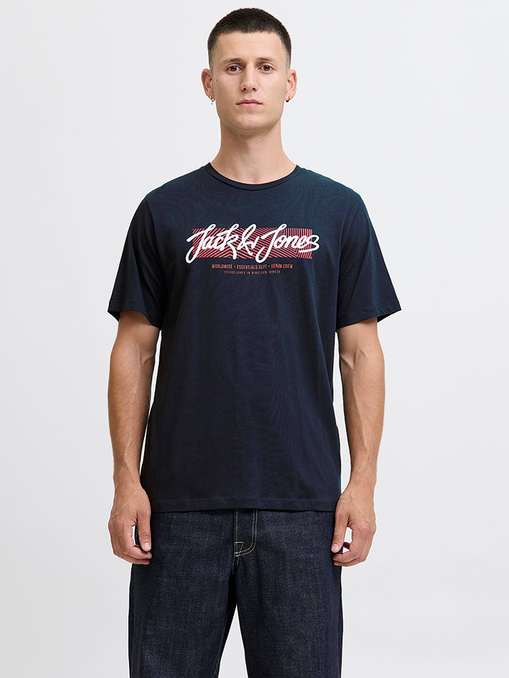 Jack & Jones Koszulka "Urban" w kolorze granatowym rozmiar: XL