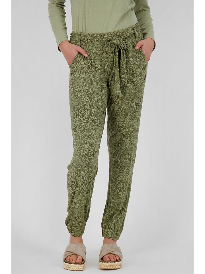 alife and kickin Spodnie "AliceAK" w kolorze zielonym rozmiar: M