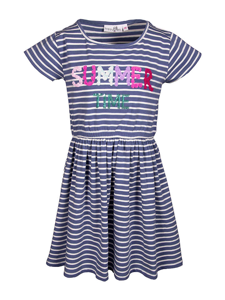 happy girls by Eisend Sukienka w kolorze niebieskim rozmiar: 86