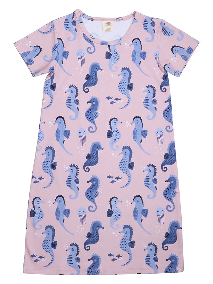 Walkiddy Koszulka nocna w kolorze jasnoróżowym rozmiar: 104