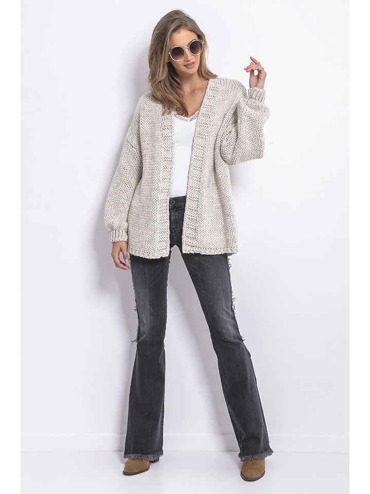 Kardigan w kolorze beżowym