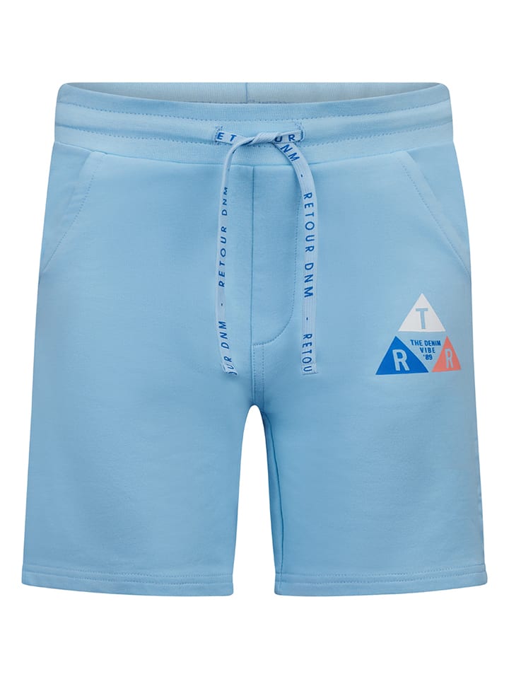 Retour Szorty dresowe w kolorze błękitnym rozmiar: 122/128