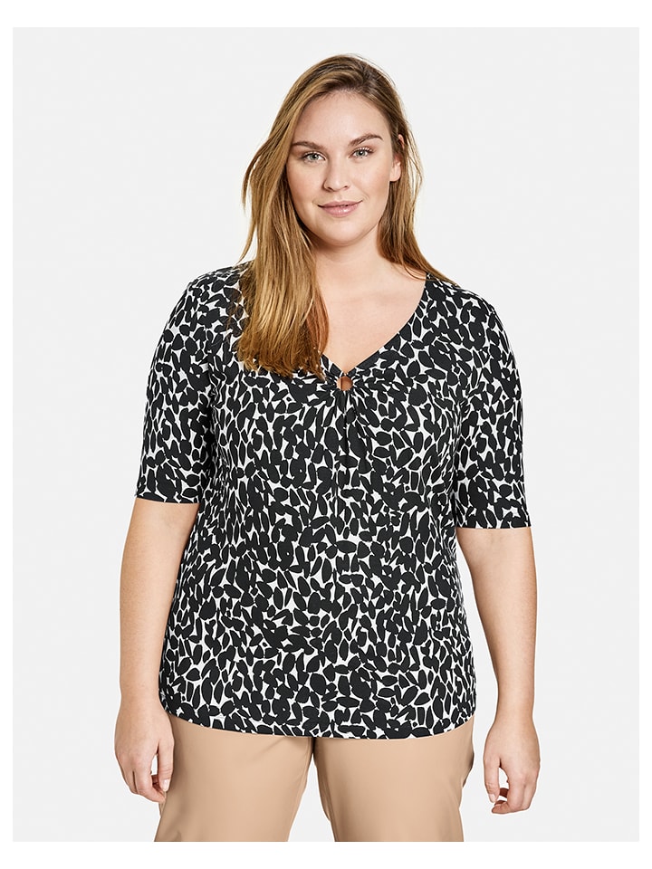 Koszulka w kolorze czarno-białym