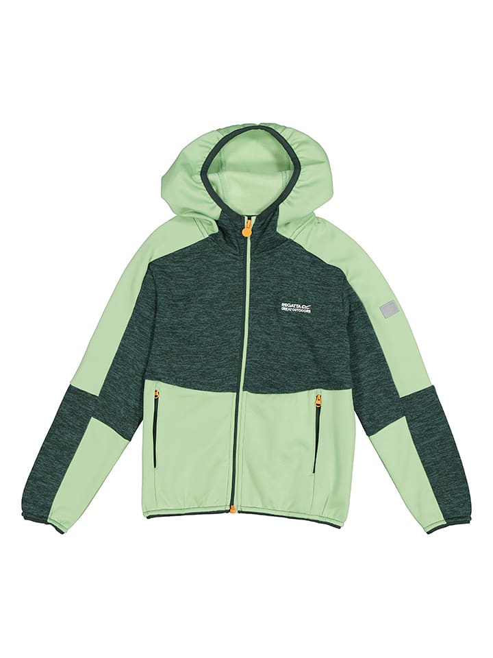 Regatta Kurtka polarowa "Dissolver VII" w kolorze zielonym rozmiar: 176