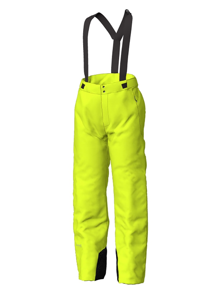 Fischer Spodnie narciarskie "Vancouver II" w kolorze jaskrawozielonym rozmiar: 152