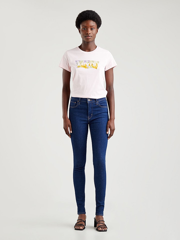 Levi´s Dżinsy "720" - Super Skinny fit - w kolorze granatowym rozmiar: W27/L30