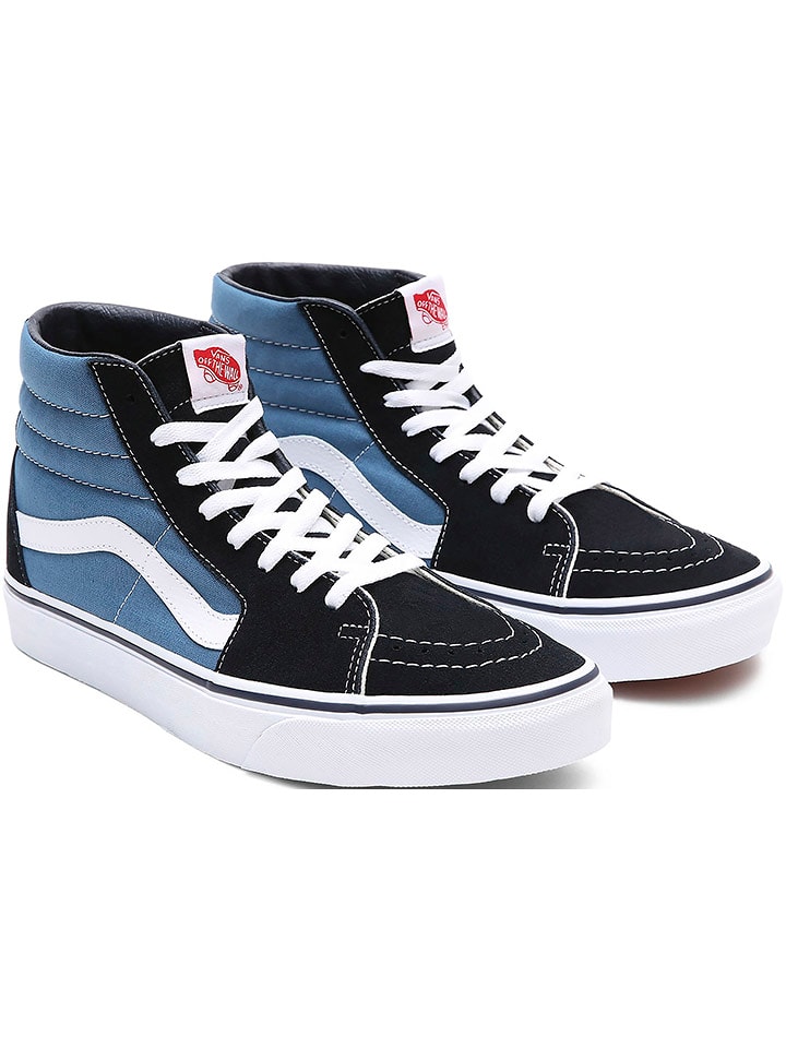 Vans Sneakersy "SK8-HI" w kolorze czarno-niebieskim rozmiar: 44,5