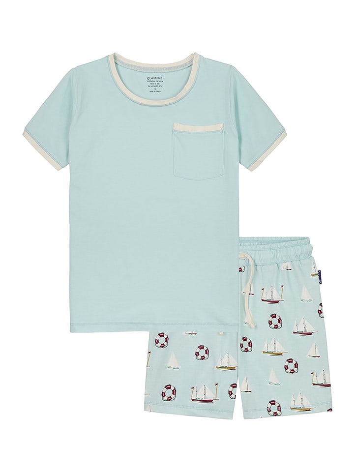 Claesens Piżama w kolorze błękitnym rozmiar: 116