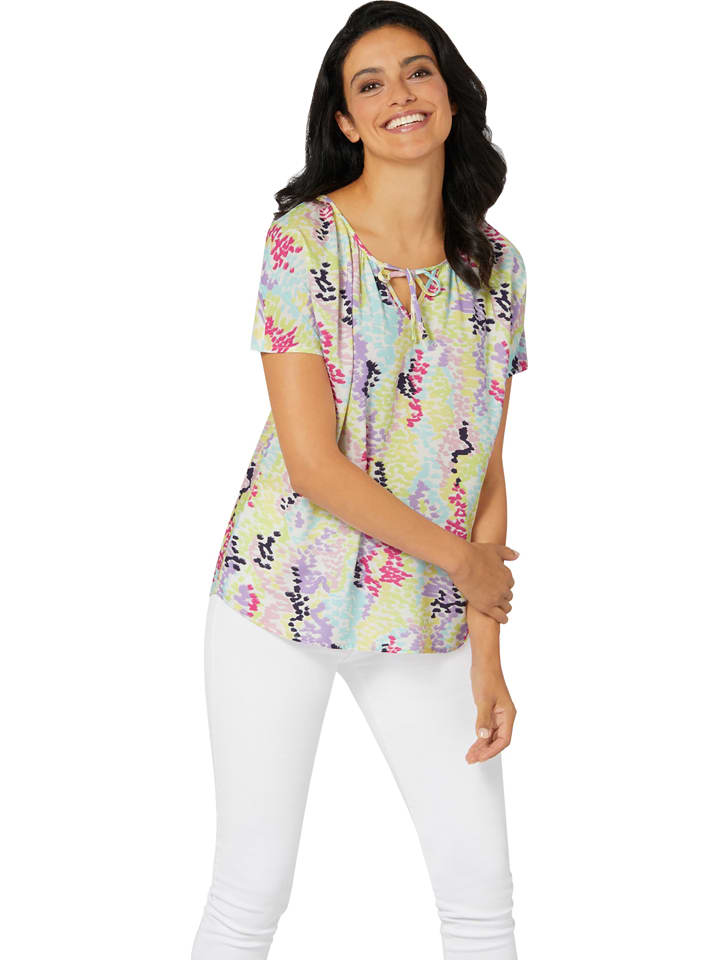 WITT WEIDEN Bluzka w kolorze żółtym ze wzorem rozmiar: 50